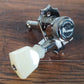 Kluson Revolution KRGL-3-NP 3 Per Side Locking G-Mount Tuning Machine Set Nickel Plastic Keystone Used