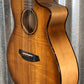 Breedlove Pursuit Exotic S Concert Amber CE Myrtlewood Acoustic Electric Guitar PSCN49CEMYMY #4744