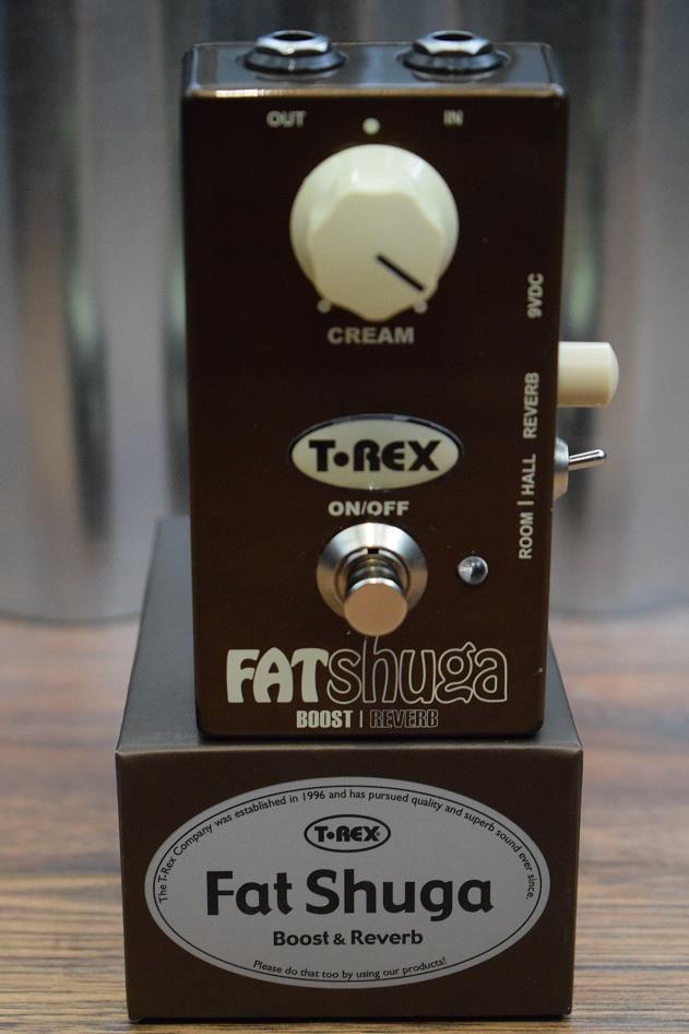 T-Rex  Engineering Fat Shuga Boost & Reverb Guitar Effect Pedal Demo #746