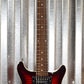 Hamer Archtop Flame Dark Cherry Wilkinson Tremolo Electric Guitar SATFW-DCB #0764