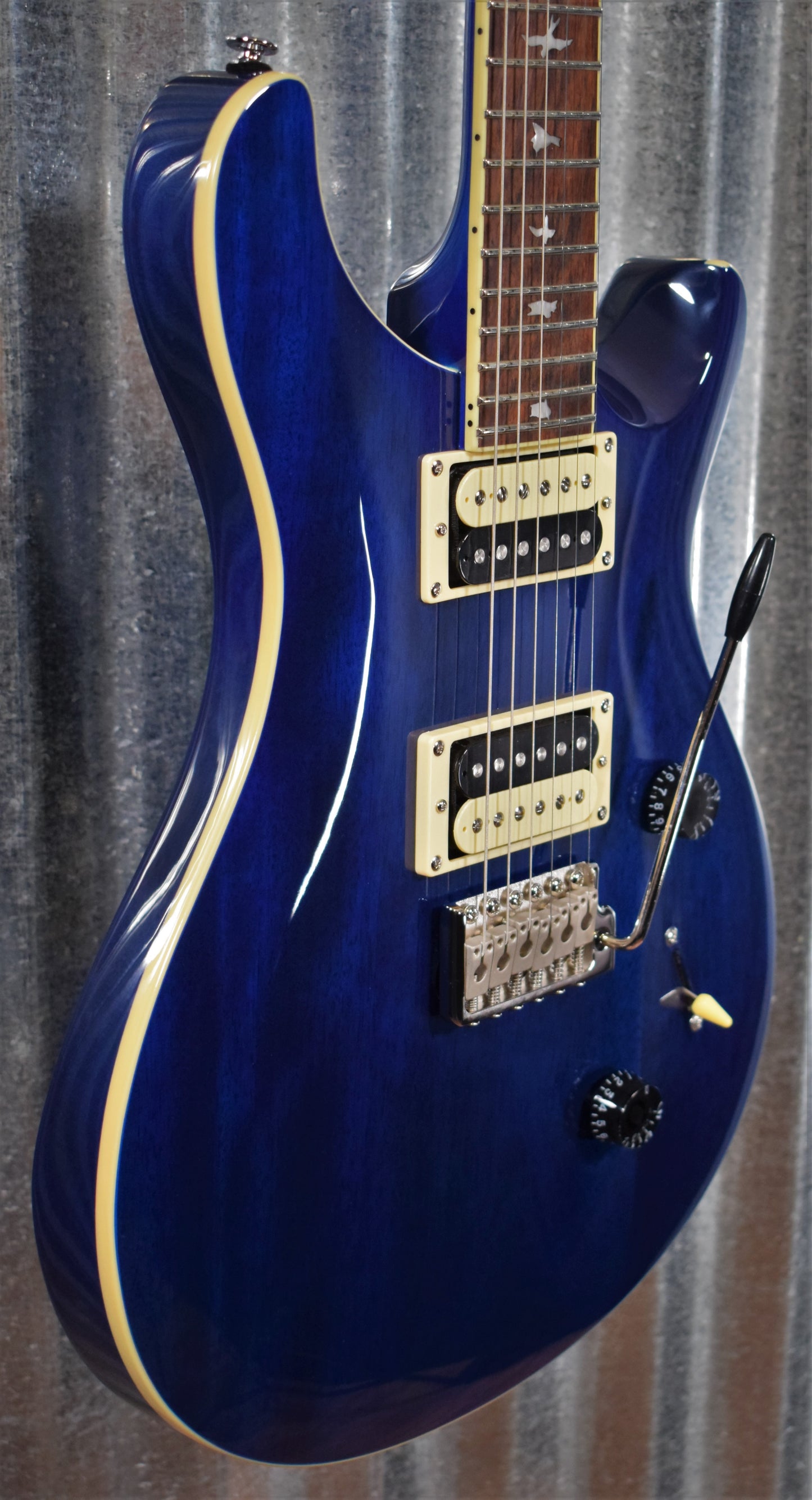 PRS Paul Reed Smith SE Standard 24 Translucent Blue Electric Guitar & Bag #5883