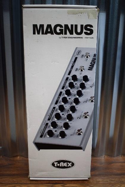 T-Rex Engineering Magnus Reverb Overdrive Delay Tuner Guitar Effect Pedal #95