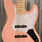 G&L USA JB5 Shell Pink 5 String Bass JB-5 & Case #7293