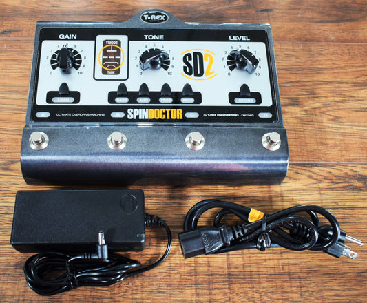 T-Rex Engineering SpinDoctor 2 Programmable Motorized Tube Guitar Preamp Effect Pedal Used