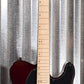 ESP LTD TE-200 Maple See Thru Black Cherry Guitar #1095
