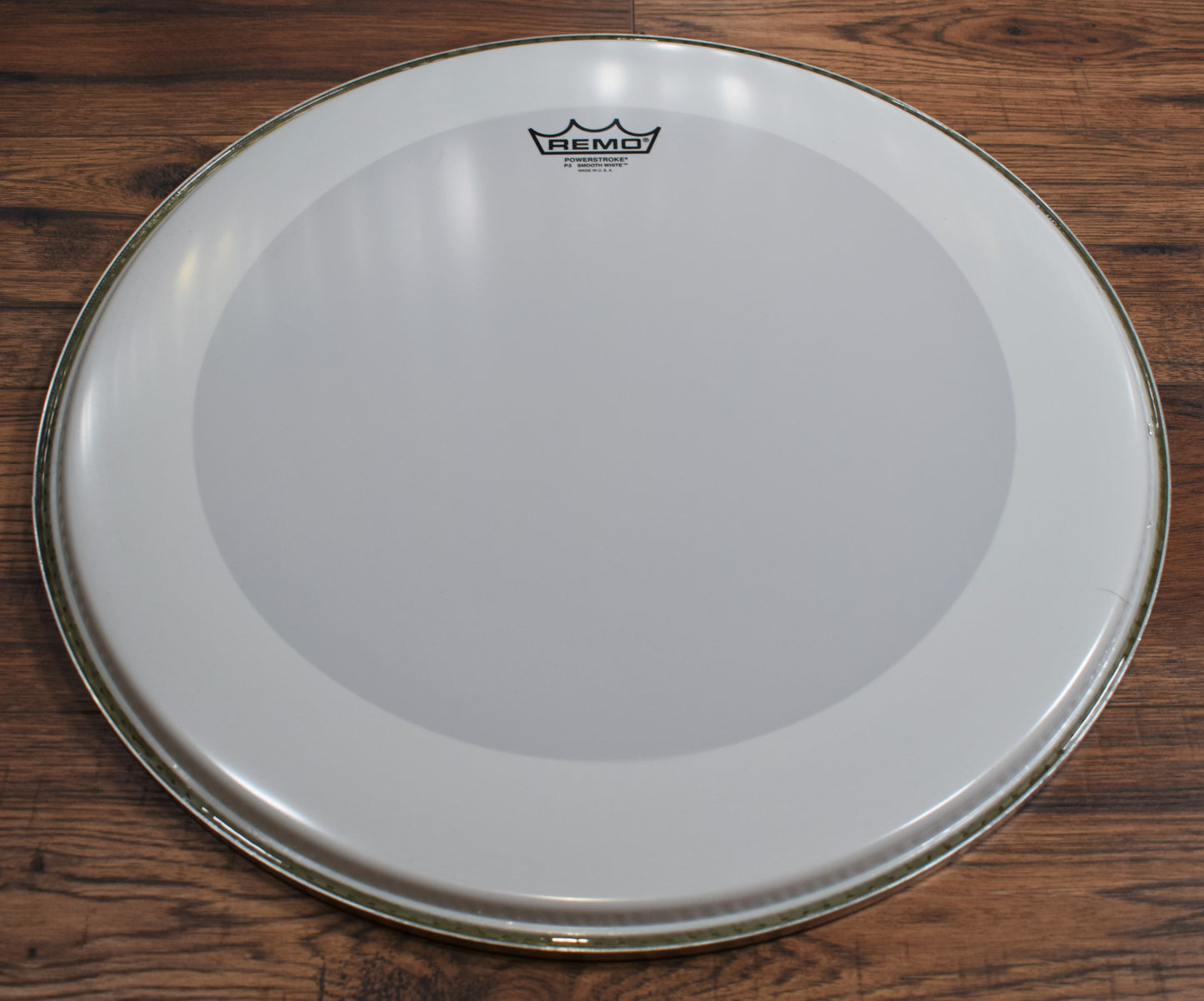 Remo P3-1218-C1 Powerstroke 3 Smooth White No Stripe 18" Bass Drumhead