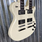 Westcreek Double Trouble Double Neck 12 String & 6 String Electric Guitar Vintage White #0067 Used