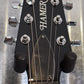 Hamer Archtop Flame Trans Black Double Cut Electric Guitar SATF-TBK #0201