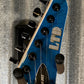 ESP LTD MH-203QM See Thru Blue Quilt Top Guitar MH203QMSTB #0520 Used