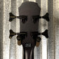 Aria Pro FEB-F2/FL 4 String Acoustic Electric Fretless Bass Black Stain & Bag #9506