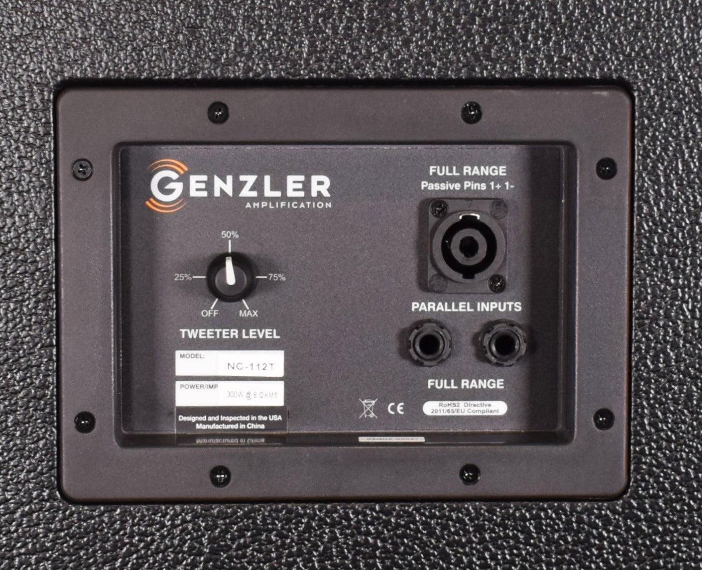 Genzler NC-112T NU CLASSIC 1x12” & Tweeter 300 Watt 8 ohm Bass Amplifier Speaker Cabinet