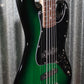 G&L USA JB-5 Greenburst 5 String Jazz Bass Rosewood Satin Neck & Case #7059