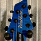 Washburn Parallax M200 Flame Trans Blue Matte Guitar & Case PXM200AFTBLM #0060