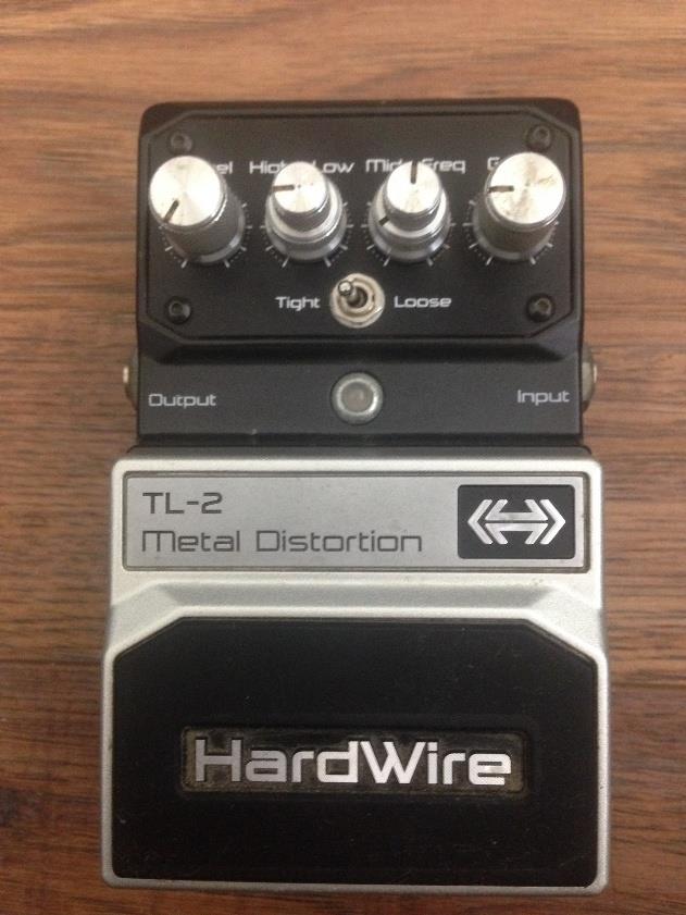 DigiTech HardWire TL-2 Metal Distortion Guitar Effect Pedal