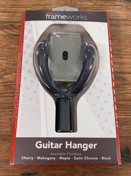 Gator Frameworks GFW-GTR-HNGRSCH Guitar Wall Hanger Satin Chrome