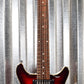Hamer Archtop Flame Dark Cherry Wilkinson Tremolo Electric Guitar SATFW-DCB #1087
