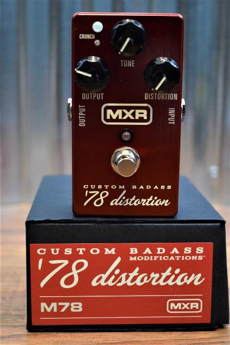 Dunlop MXR M78 Custom Badass '78 Distortion Guitar Effect Pedal