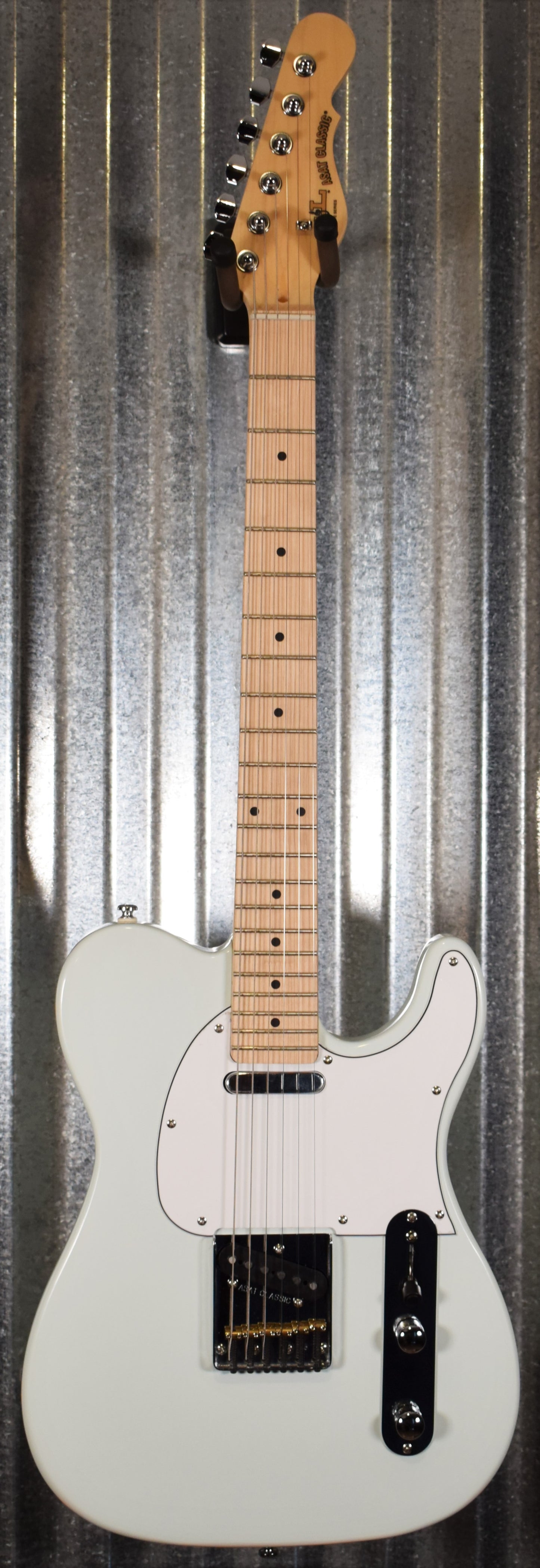 G&L Tribute ASAT Classic Sonic Blue Poplar Satin Neck Guitar #6870 Used