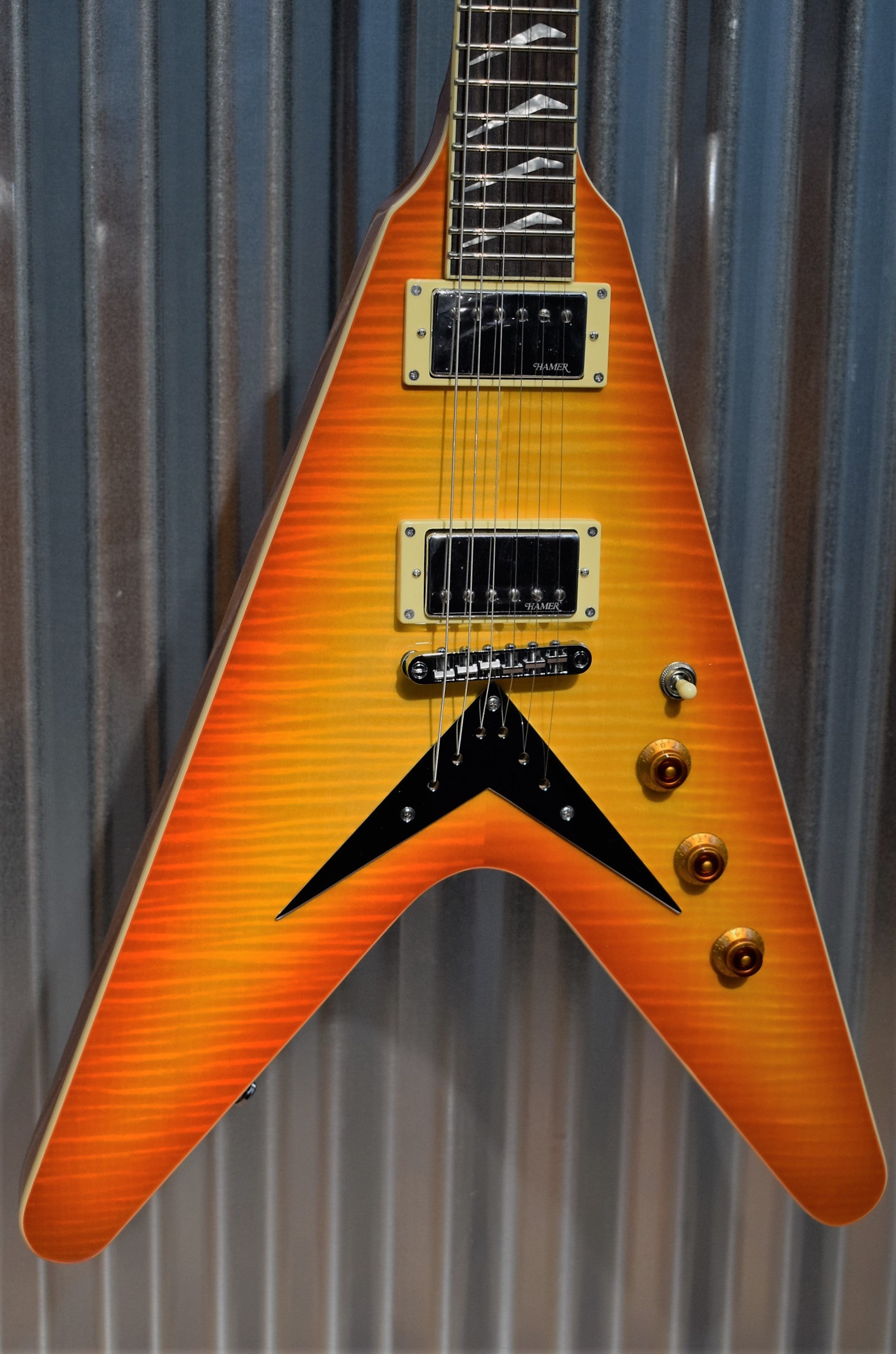 Hamer Vector F/T エレキギター オレンジ・サンバースト Hamer Vector F/T エレキギター オレンジ・サンバースト - メルカリ