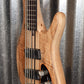 Cort Artisan A5 Plus SCMS Single Cut Multi Scale 5 String Bass Open Pore Natural & Case Blem #7710