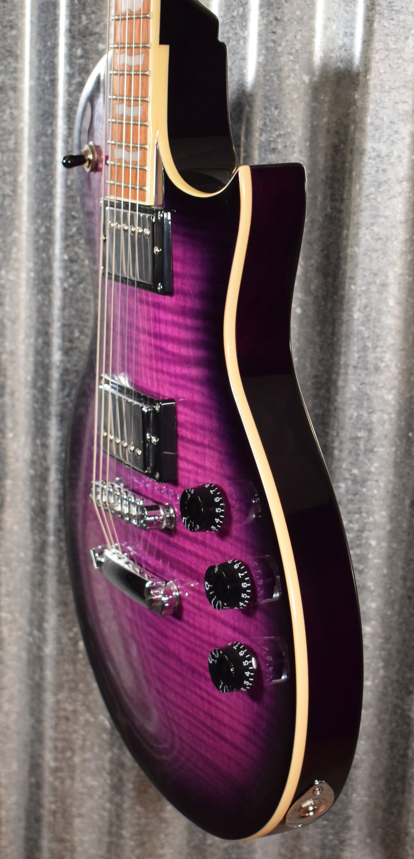 ESP LTD EC-256FM See Thru Purple Sunburst Guitar EC256STPSB & Case #1018 Used