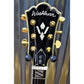 Washburn HB35NK Semi Hollow Electric Guitar Natural Flame Top & Hard Case #1048