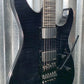 ESP LTD M-1001 Flame See Thru Black Guitar & Bag LM1001STBLK #0767 Demo