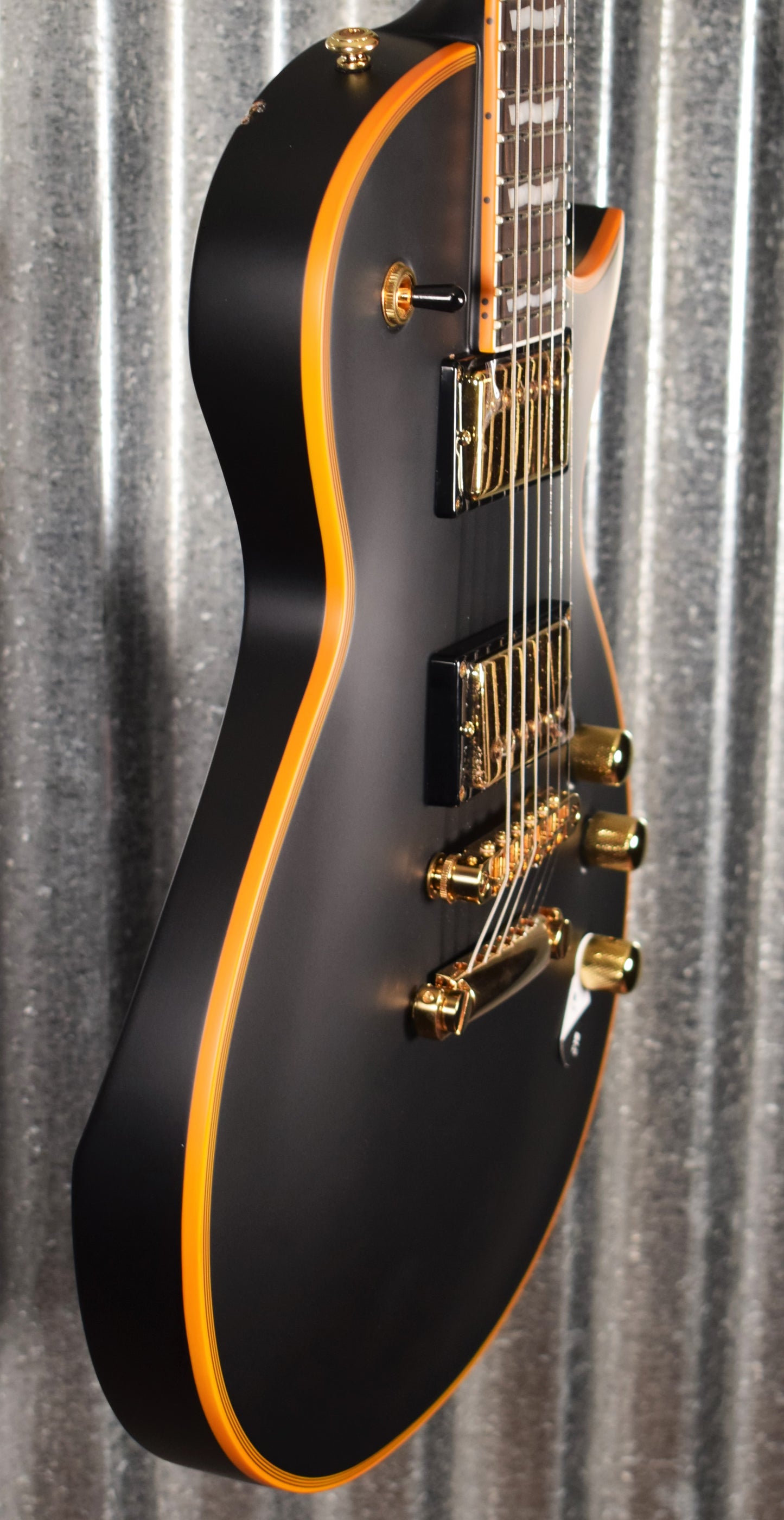 ESP LTD EC-1000 Vintage Black Seymour Duncan Guitar LEC1000VBD #0626 B Stock