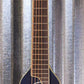 Washburn Guitars Rover RO-10 Trans Blue Travel Guitar & Case RO10STBLK #0838