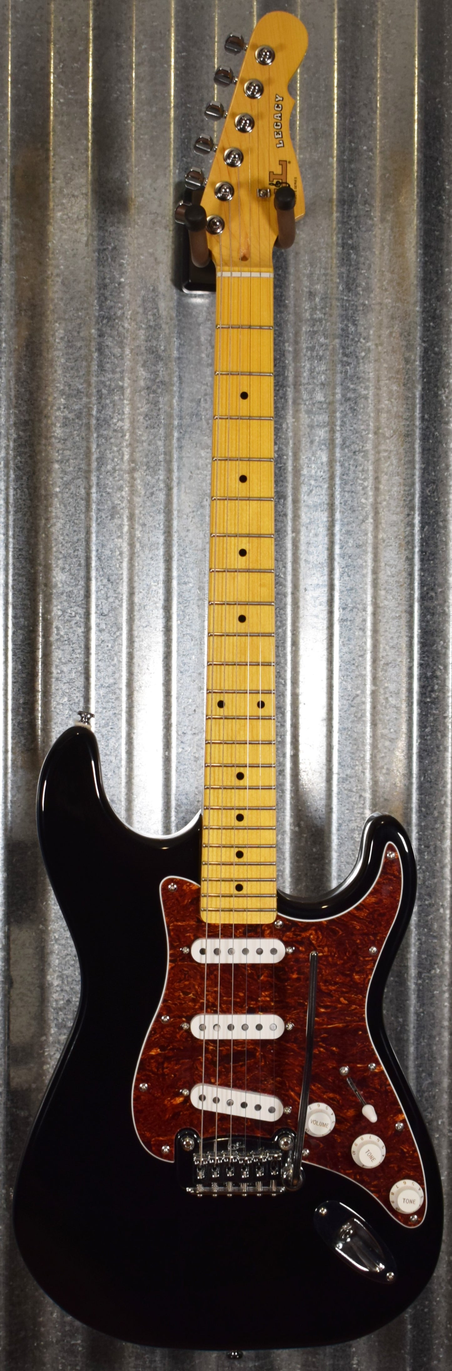 G&L Tribute Legacy Black Guitar #0321 Used