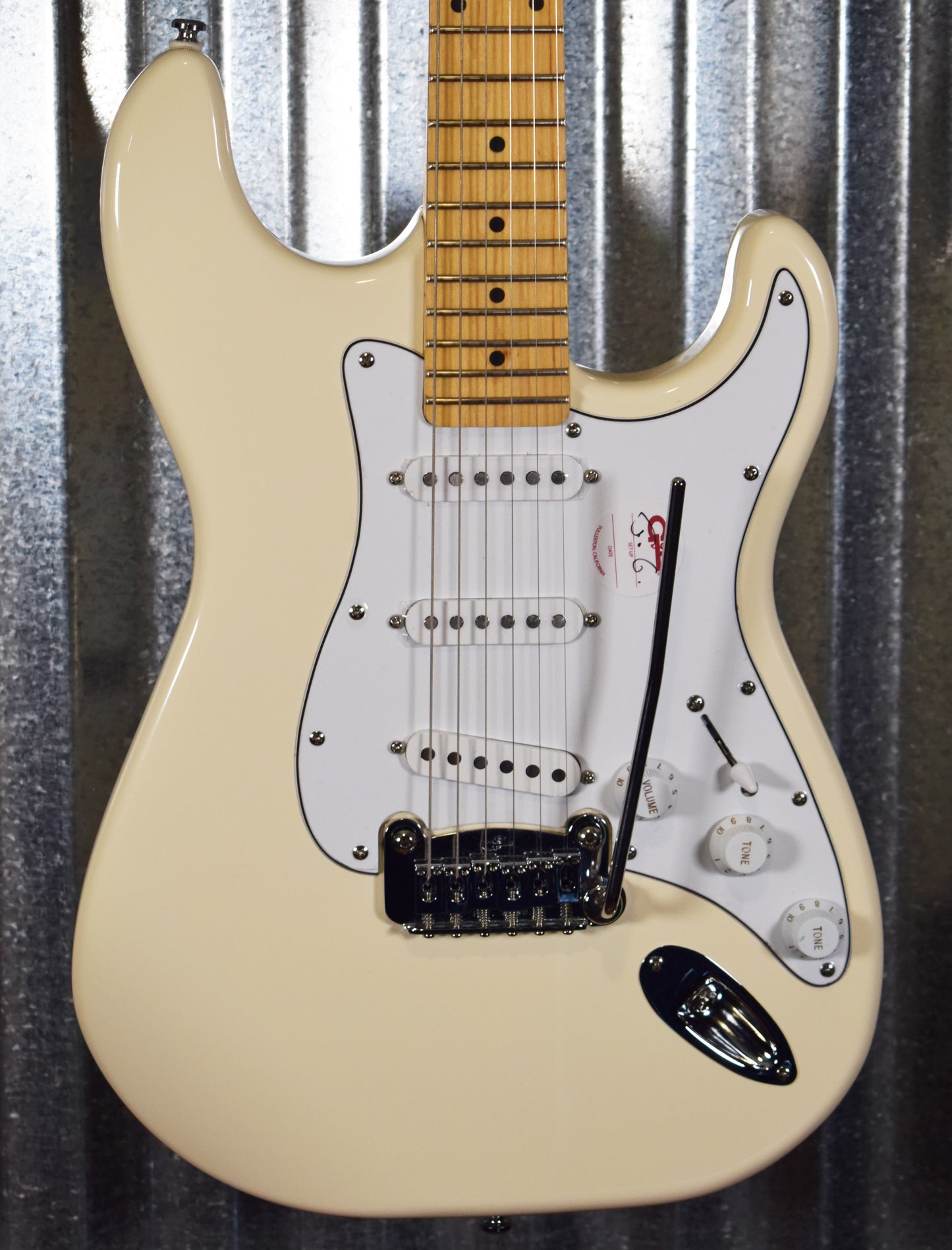 G&L Tribute Legacy Olympic White Poplar Satin Neck Guitar #5435 Used