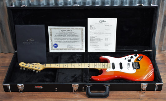 G&L USA Legacy Cherryburst with DiMarzio Super Distortion Guitar & Case #6966 Used