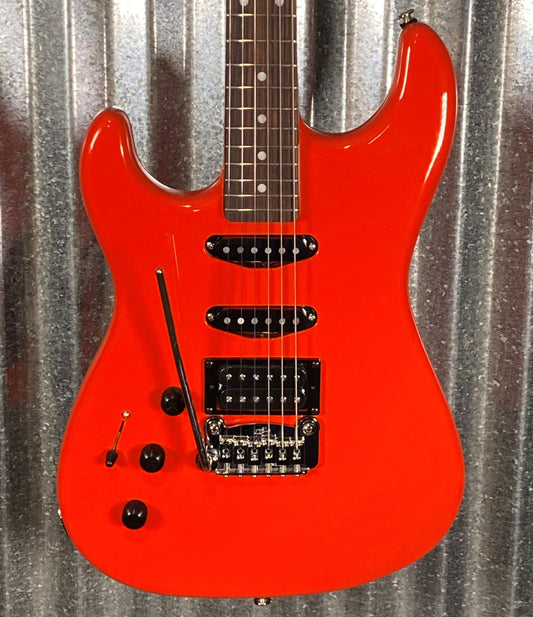 G&L USA Legacy HSS RMC Fullerton Red Guitar & Bag Left Hand #5132 Used