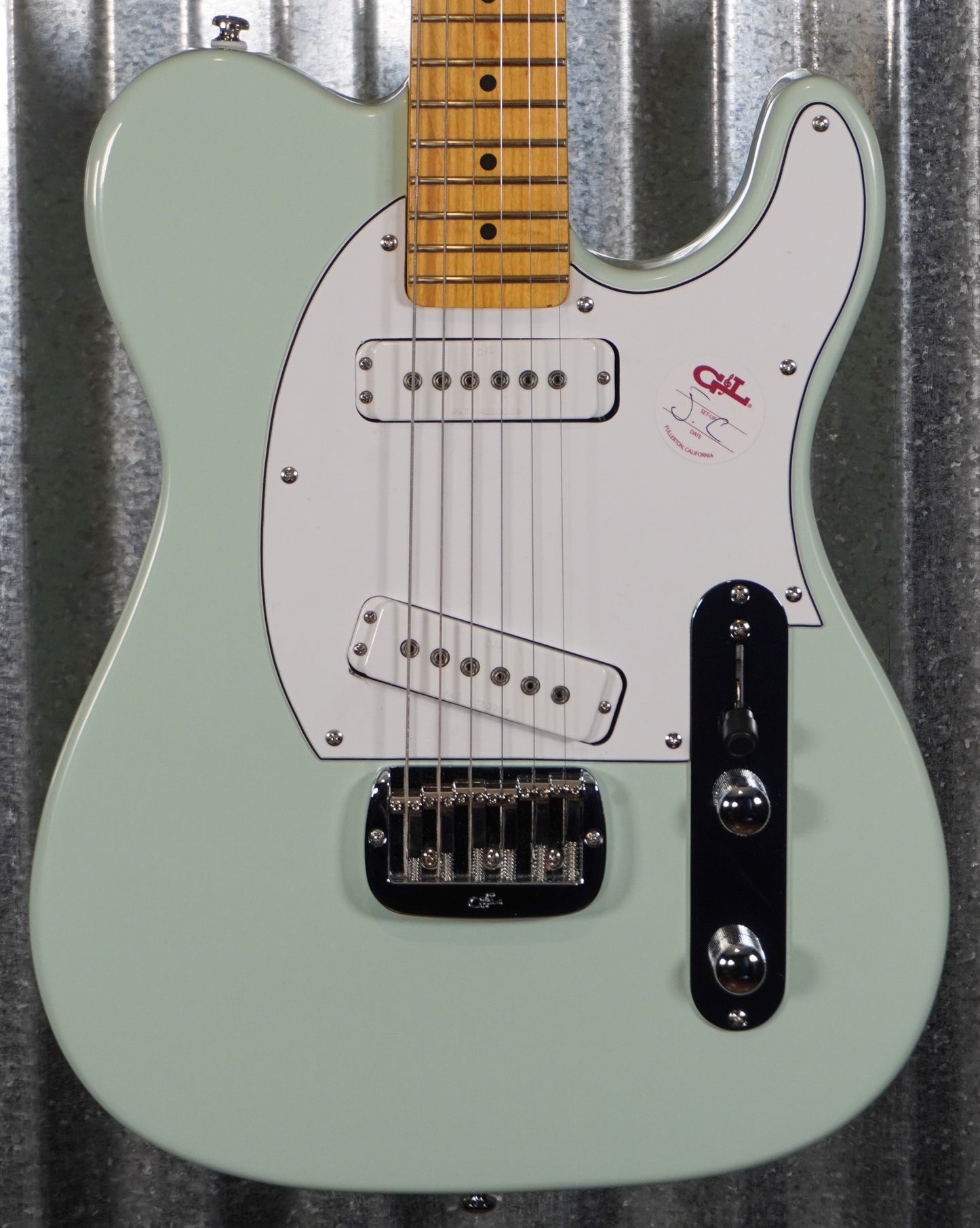 G&L Tribute ASAT Special Poplar Surf Green Guitar #2483