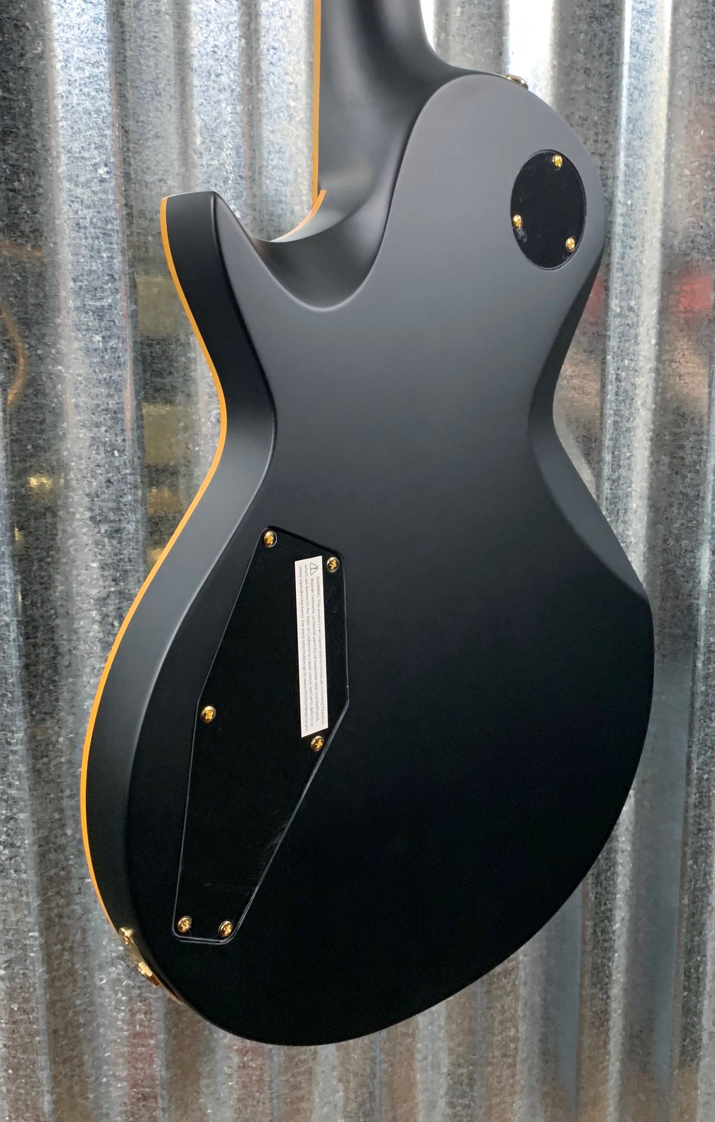 ESP LTD EC-1000 Vintage Black Satin Duncan Guitar & Bag LEC1000VBD #0307 Demo