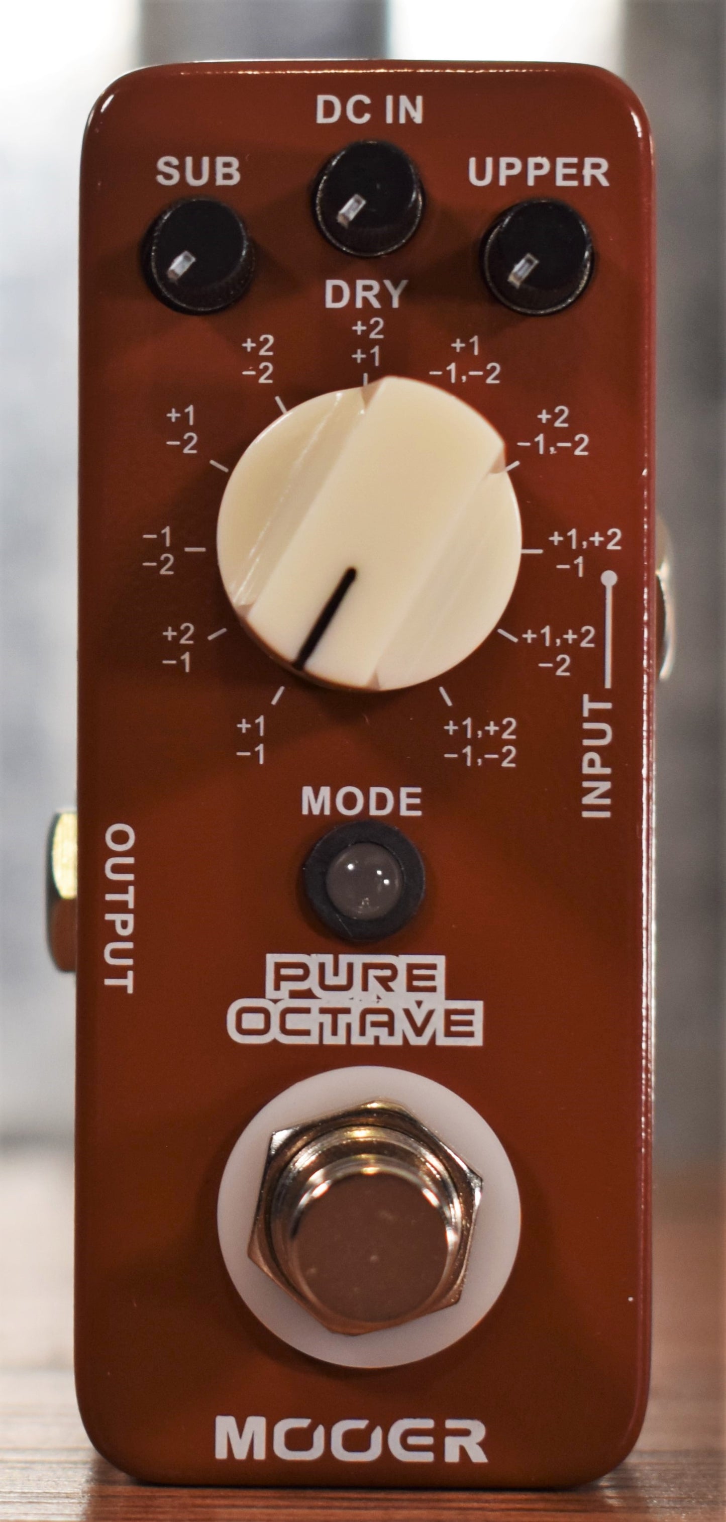 Mooer Audio Pure Octave Polyphonic Octave Guitar & Bass Effect Pedal B Stock