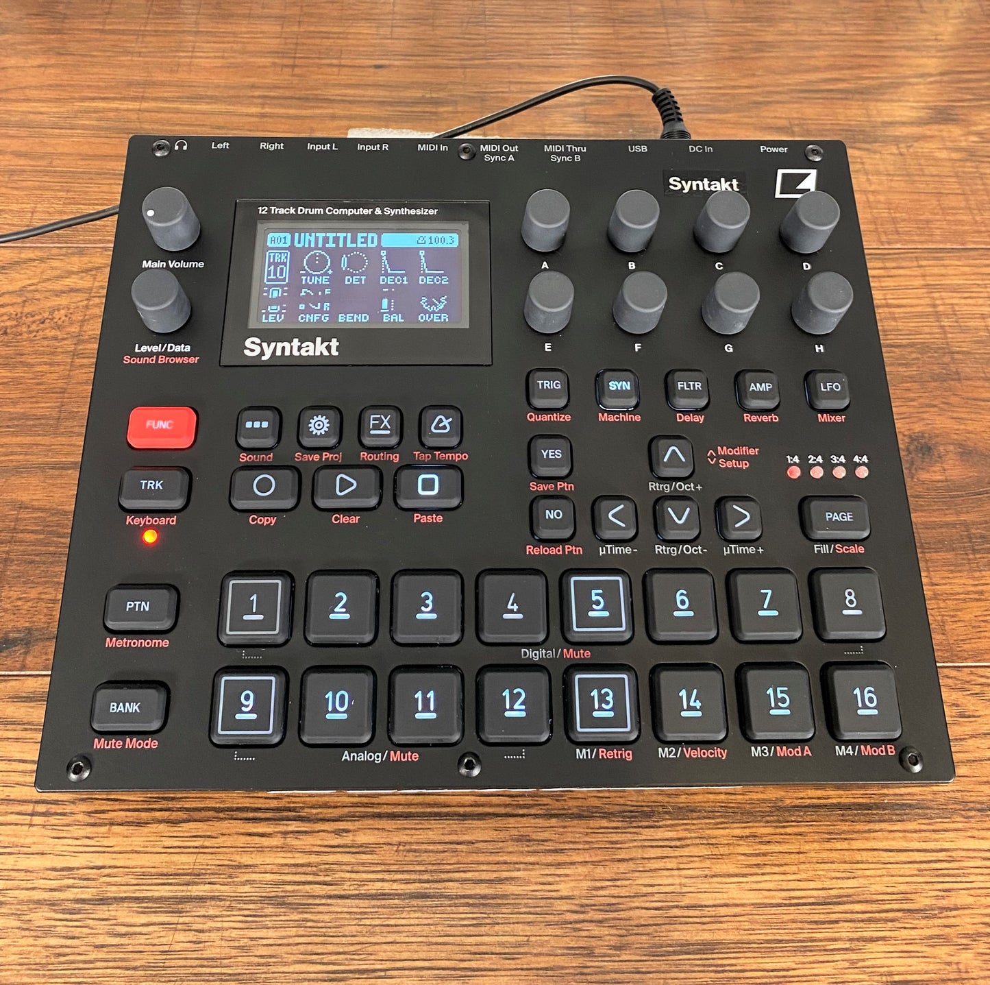 Elektron Syntakt 12 Track Drum Computer & Synthesizer Used