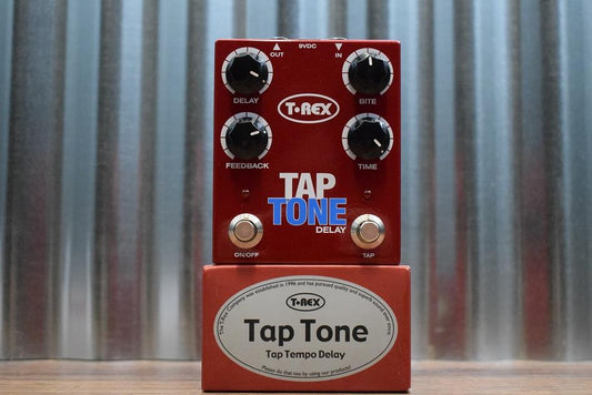 T-Rex Engineering Tap Tone Tap Tempo Delay Guitar Effects Pedal Demo #218