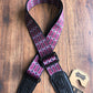Levy's MPLL-001 2" Adjustable Print Poly Guitar & Bass Strap Burgundy