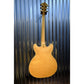 Washburn HB35NK Semi Hollow Electric Guitar Natural Flame Top & Hard Case #009