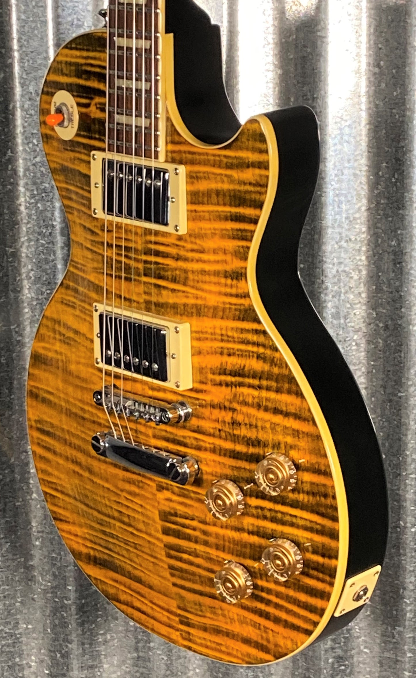 Epiphone Joe Perry Signature Boneyard Les Paul Standard Guitar & Case #1444 Used