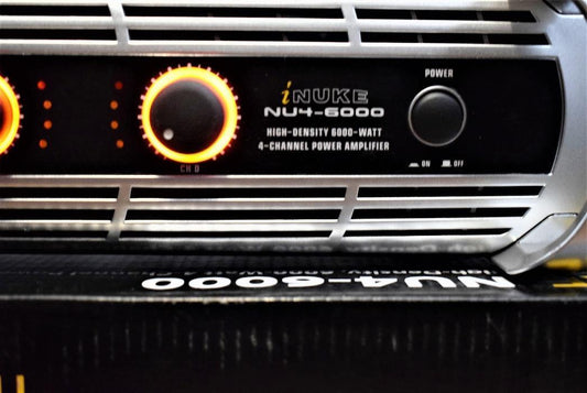 Behringer NU4-6000 6000 Watt 4 Channel Ultra Light PA Power Amplifier