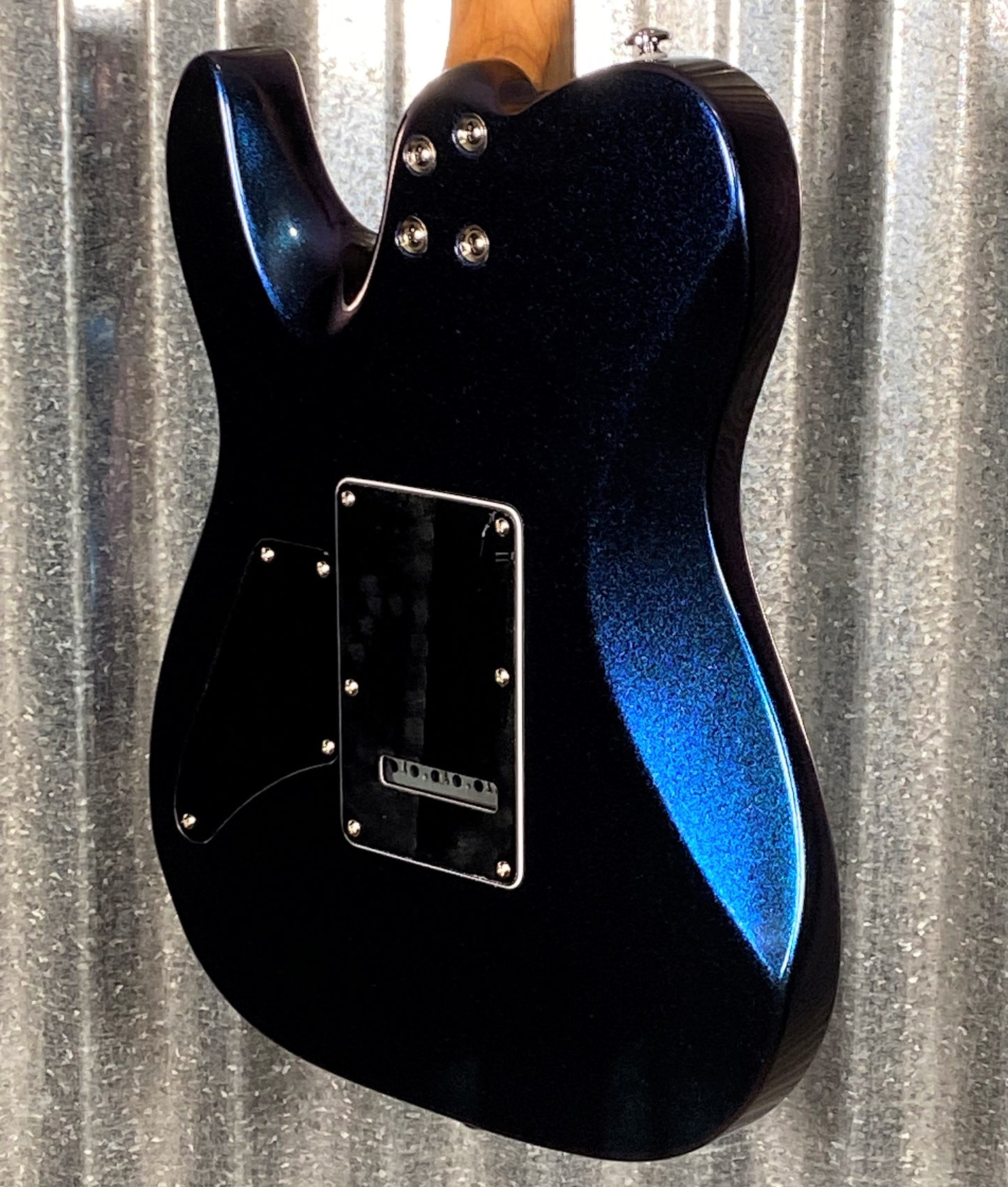 Musi Virgo Fusion Telecaster Deluxe Tremolo Indigo Blue Guitar #0066 Used