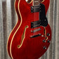 Westcreek 333 Semi Hollow Body 335 Transparent Red #0128 Used