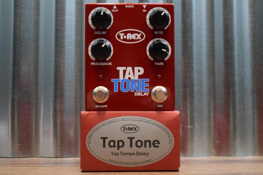 T-Rex Engineering Tap Tone Tap Tempo Delay Guitar Effects Pedal Demo #802