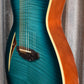 ESP LTD TL-6 Aqua Marine Mist Acoustic Electric Guitar & Case TL6FMAQMB #0411