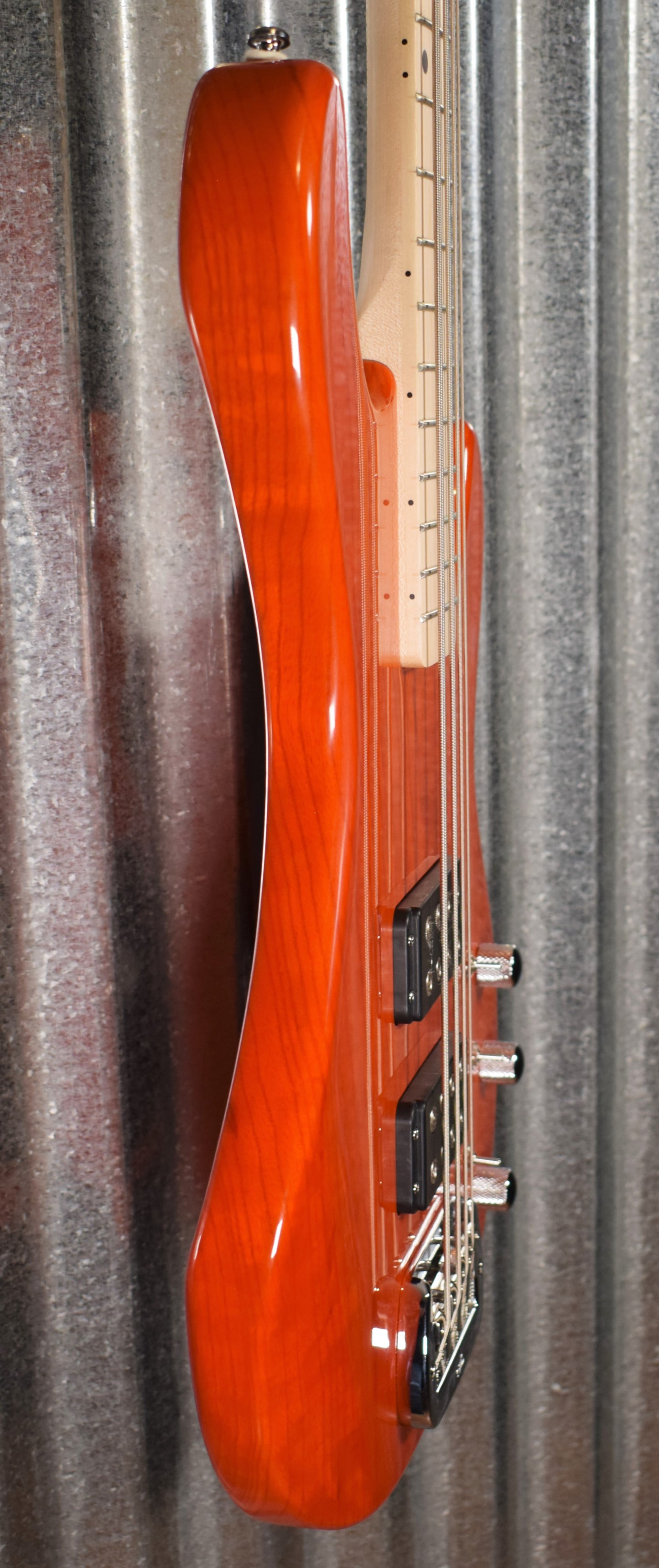 G&L Tribute L-2000 Clear Orange 4 String Bass L2000 & Case #2966 Demo