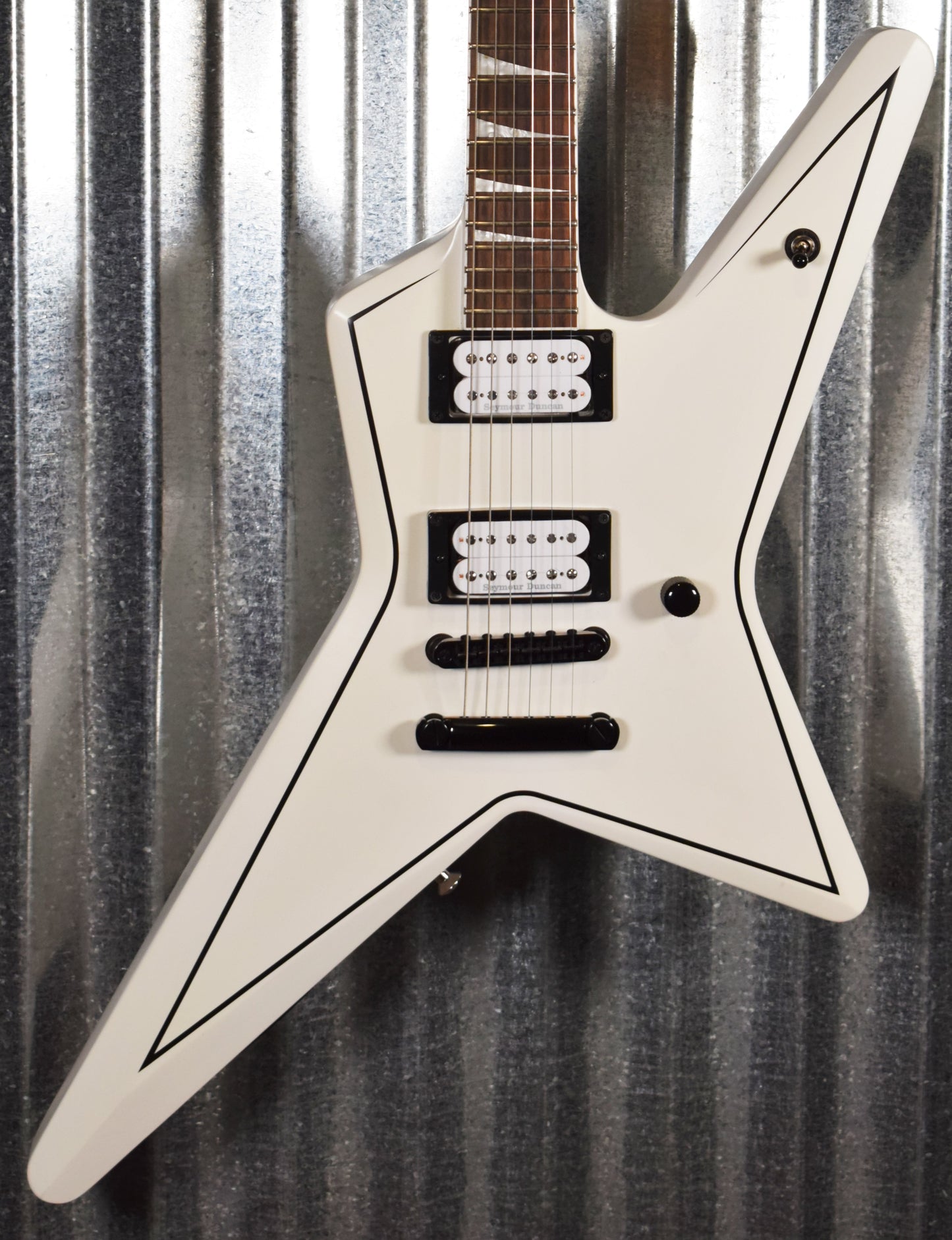 Jackson X Series Gus G Signature Star Satin White Seymour Duncan Guitar Used