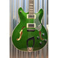 Hagstrom Viking Deluxe Custom VIKDLXCUS Emerald Green Semi Hollow Guitar & Gig Bag