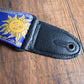 Levy's MPJG-SUN-BLU 2' Sun Design Jacquard Weave Guitar Bass Strap Blue